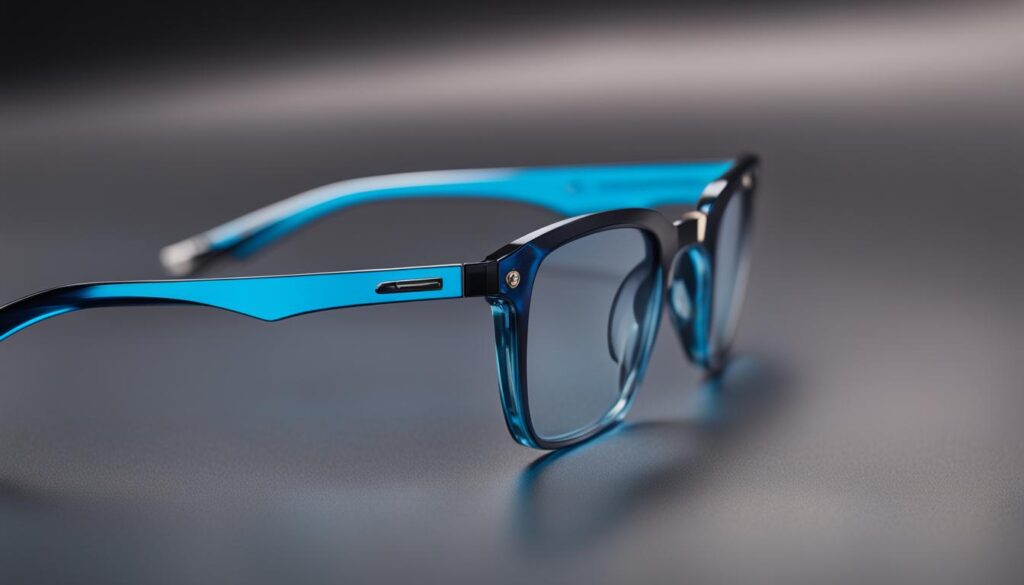 stylish blue light glasses